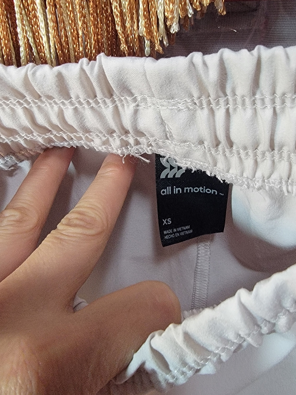 all in motion Men's Off-White Drawstring Joggers Size XSmall - Picture 5 of 7